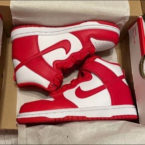 Nike Dunk High Championship White & Red (PS)